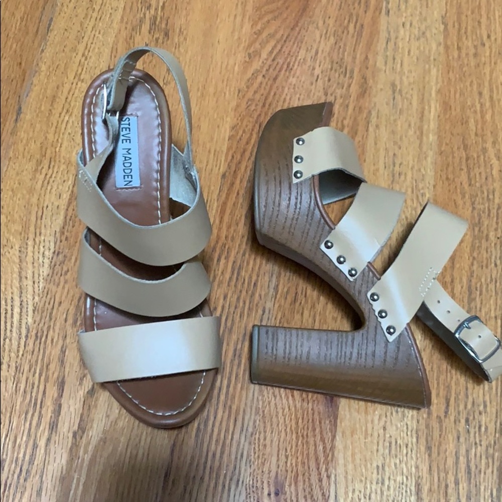 Steve Madden block heel sandals